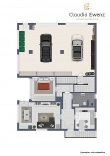 Grundriss ELW / Garage 53545 Linz/Rhein - Hochwertige Immobilie mit Rheintalblick