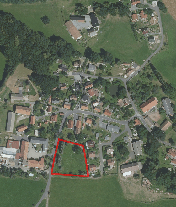 Luftbild Wohngrundst�ck Radgendorf